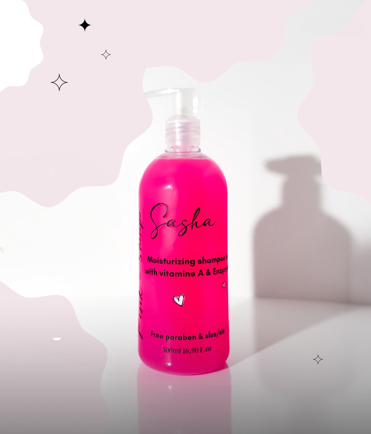 (Pack)Pink shampoing, conditioner, serum