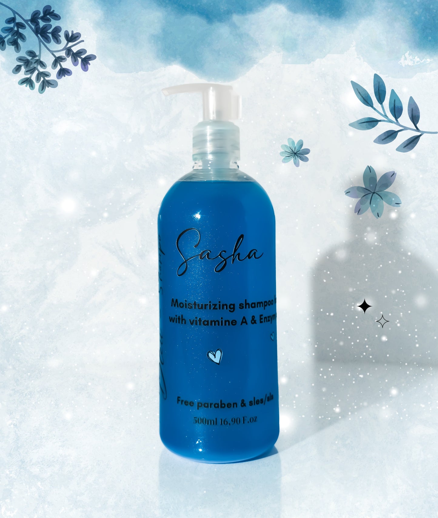 (Pack)Blue shampoing, conditioner, serum